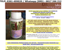 Tablet Screenshot of buahmerah.baliwae.com